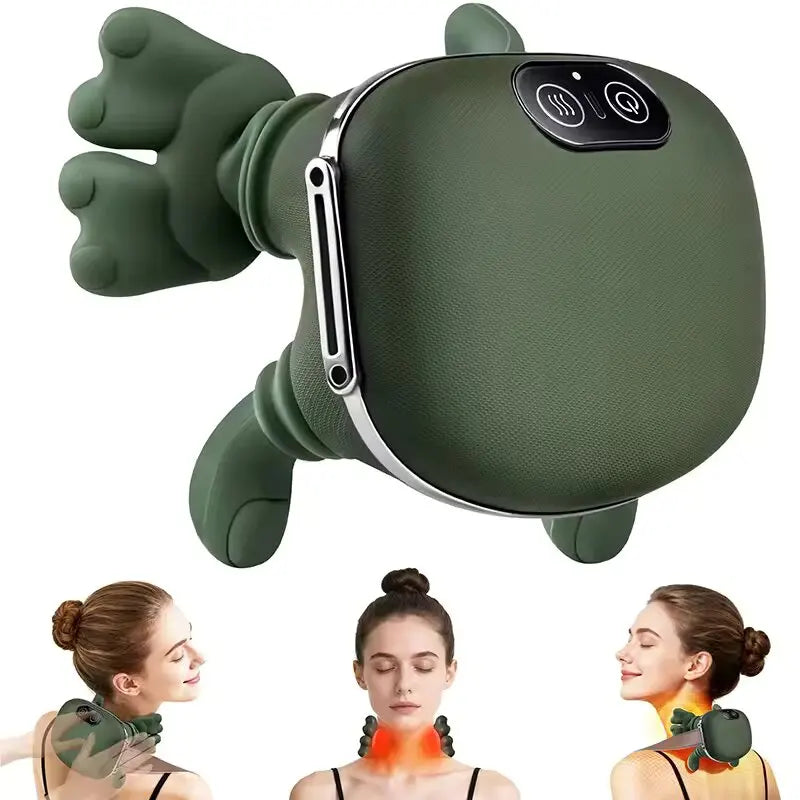 2026 NEW Bionic Finger Neck Shoulder Massager Wireless Neck Cervical  Kneading Massage Shawl Brushless Motor Neck masajeador